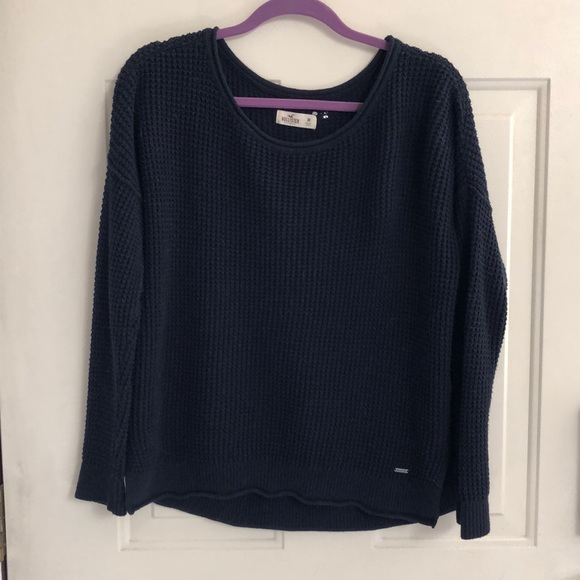 3 for $30: Hollister Knit Navy Sweater! - Picture 1 of 6